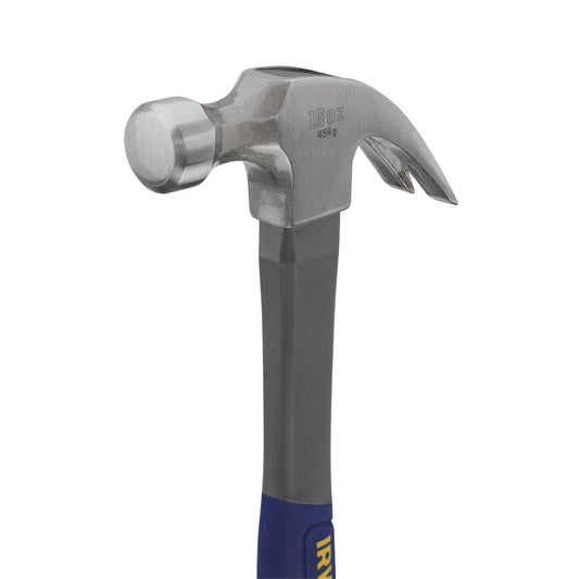 Irwin Fibreglass Hammer - 16oz - Fibreglass - ProTouch Grip