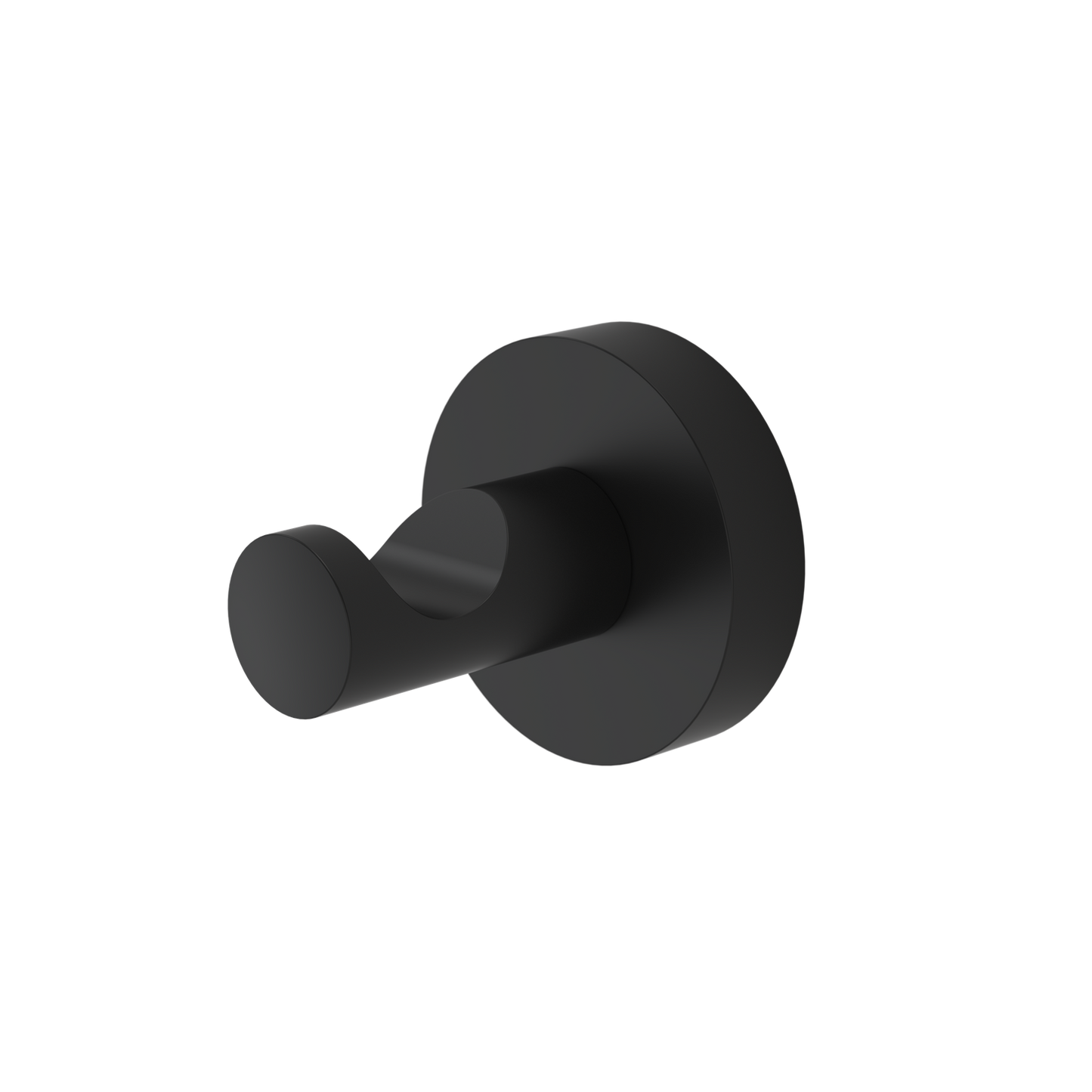 Caroma Matte Black Cosmo Robe Hook - 45 x 45 x 45mm