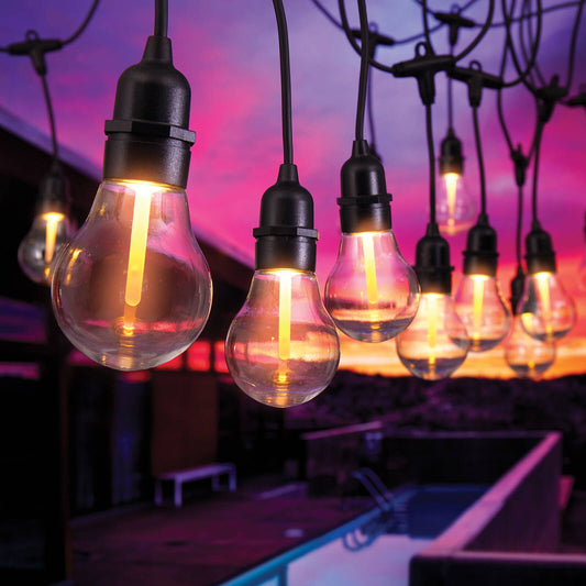 Lytworx Colour Change Connectable Minorca Party Lights - 12 Bulbs - 6.6m