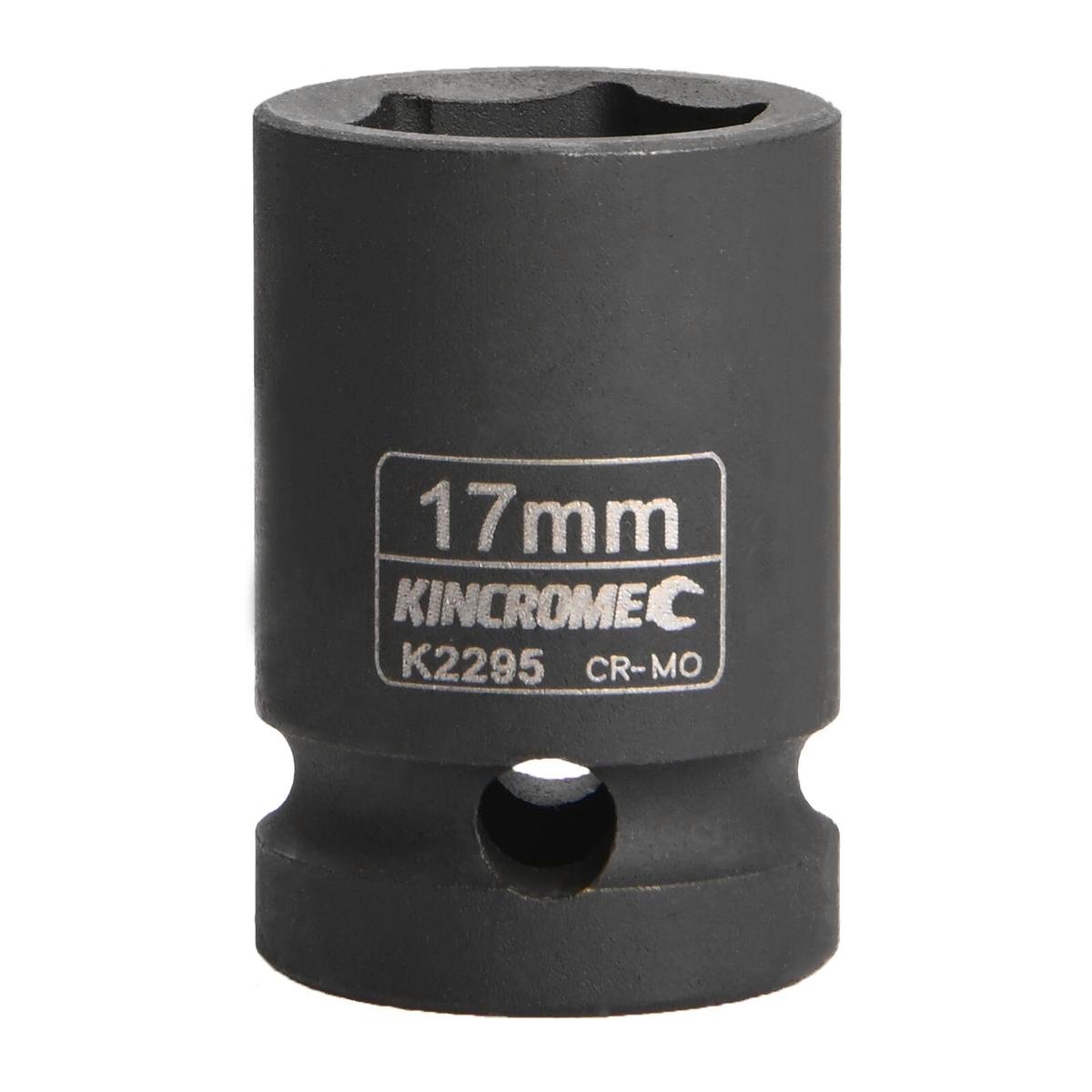 Kincrome Impact Socket - 17mm - Chrome Molybdenum Steel - Rust Resistant
