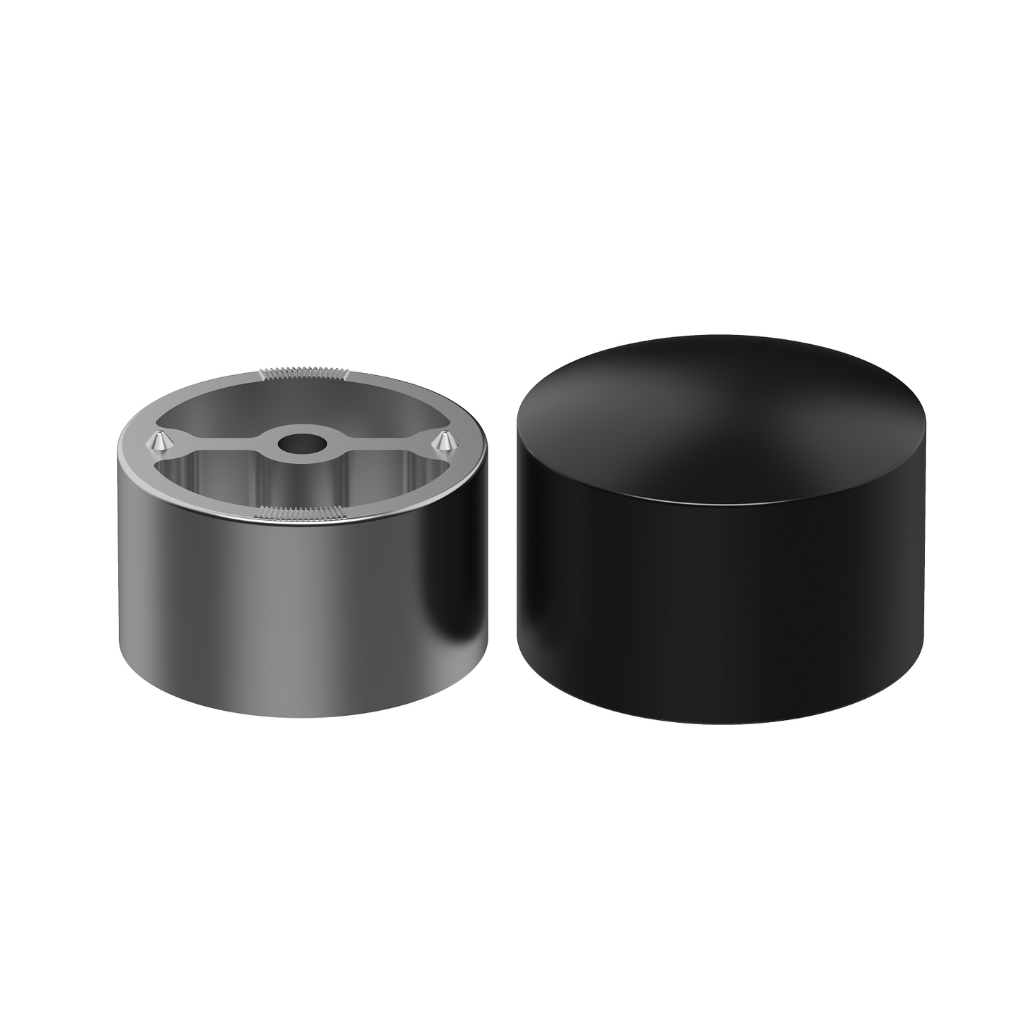 Porta Handrail Cap - 30mm - Black
