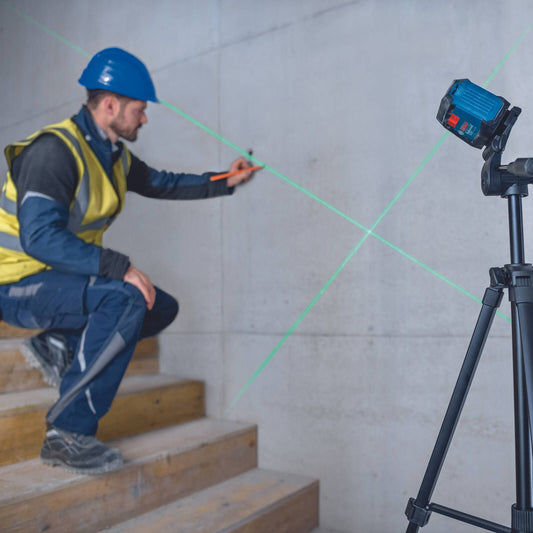 Bosch Professional Green Crossline Laser - 110 x 84 x 195mm