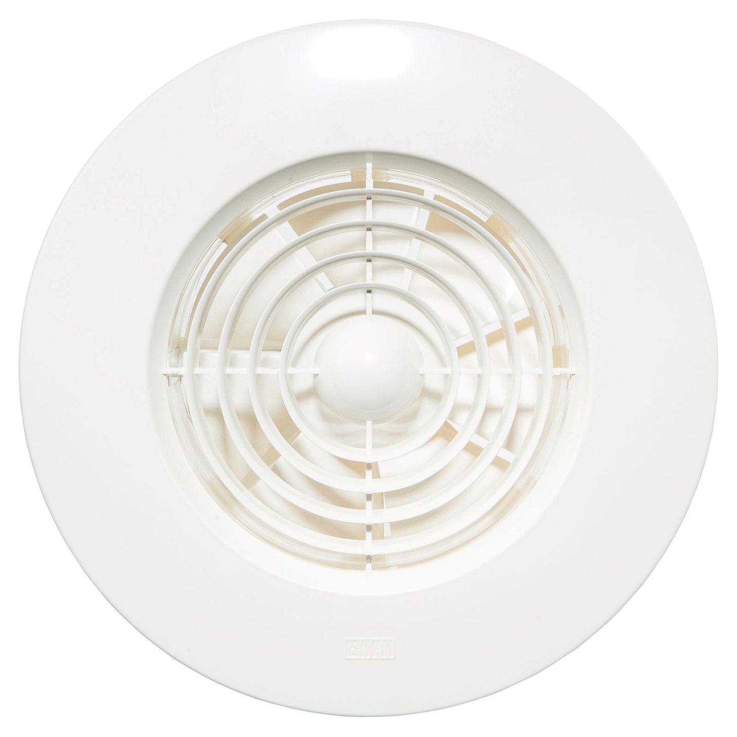 HPM Slimline Wall Exhaust Fan Round - 150mm - White