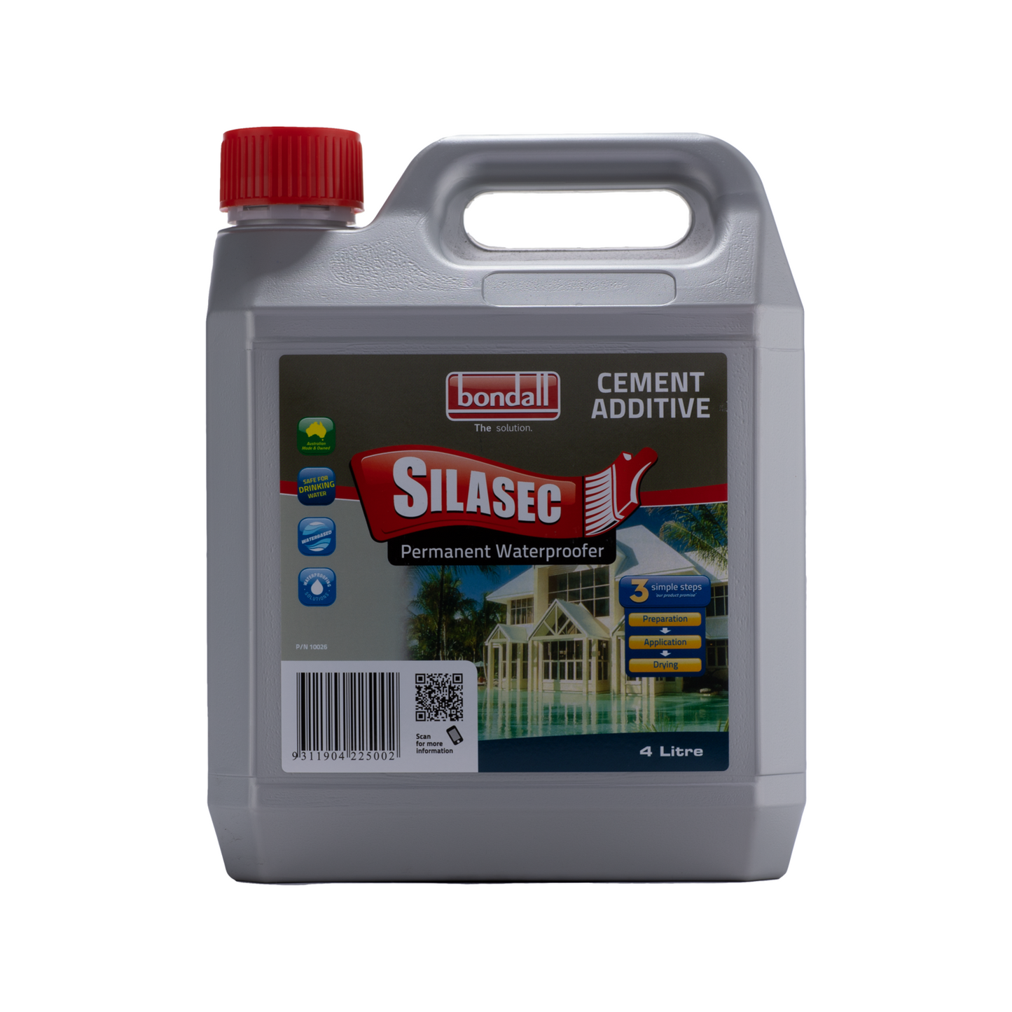 Bondall Silasec Waterproofing Cement Additive - 4L