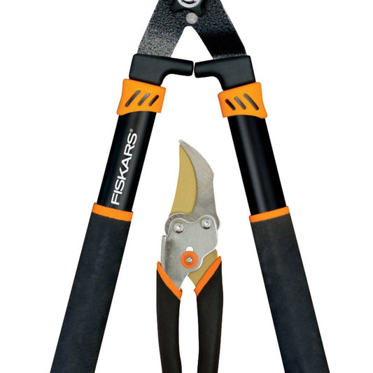 Fiskars Titanium Hedge Shear and Pruner Set