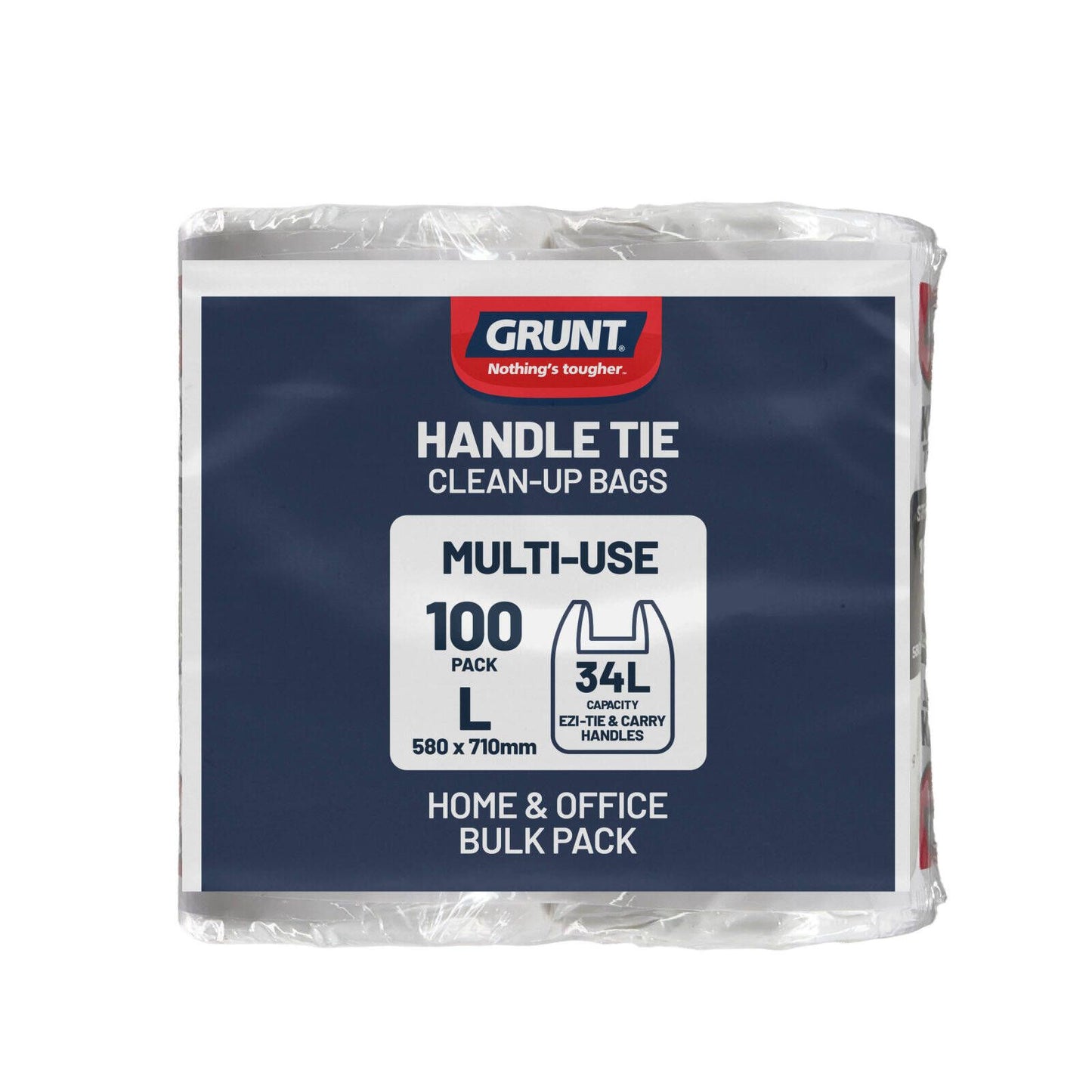 Grunt Kitchen Rubbish Bags - 34L - 100 Pack
