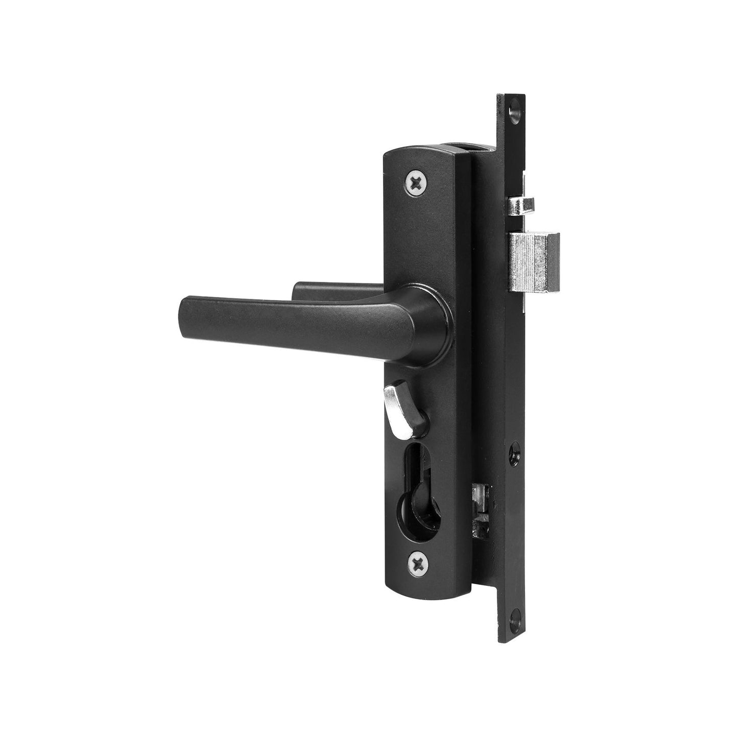 Rolltrak Black Hinged Screen Door Lock - 60mm
