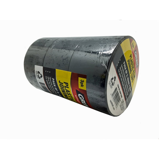 Grunt Builders Film Tape - 48mm x 30m - Quick Joining - 3 Pack