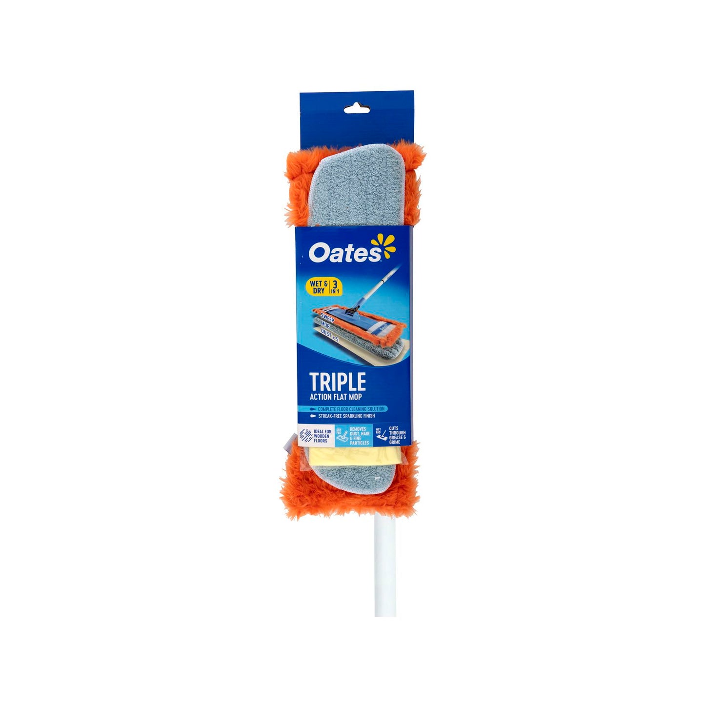 Oates Triple Action Flat Mop