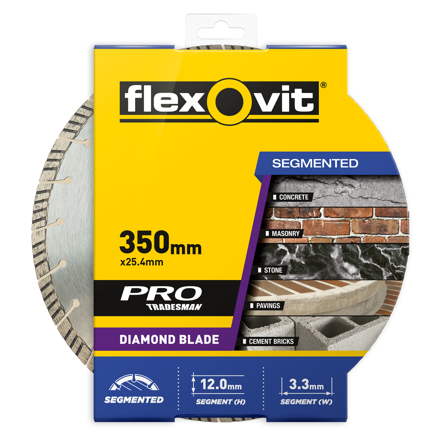 Flexovit Diamond Blade - 350 x 25mm