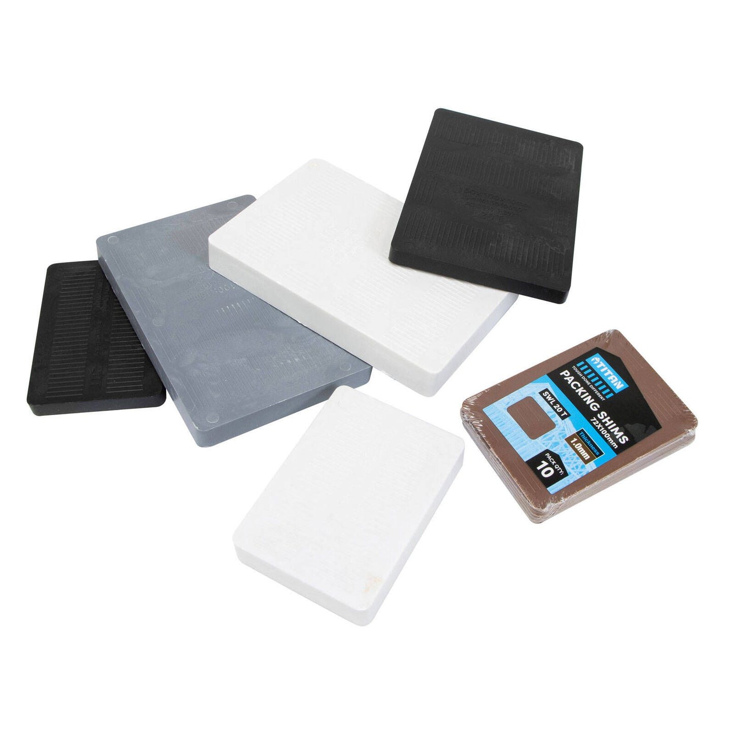 Titan Mixed Shim Packing - 72mm - 44 Piece