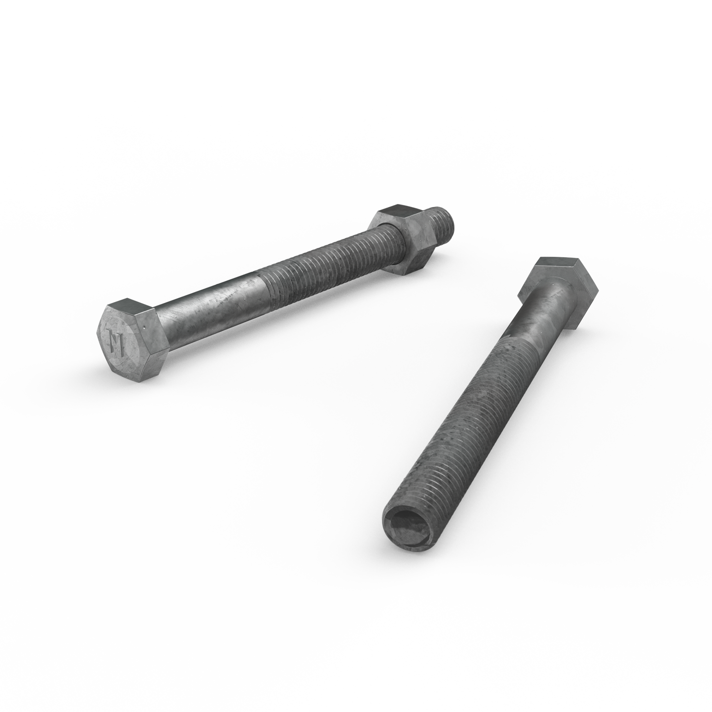Zenith Hot Dip Galvanised Hex Head Bolts - M12 x 120mm