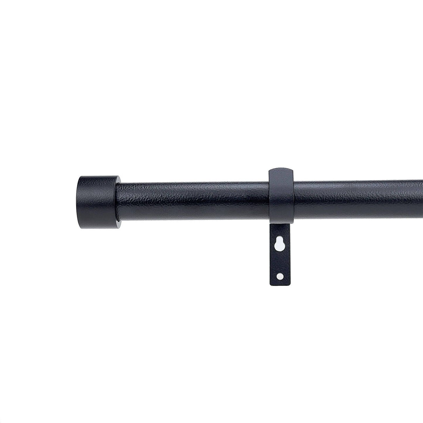 Pillar Black Curtain Rod Finial - 25mm - 2 Pack