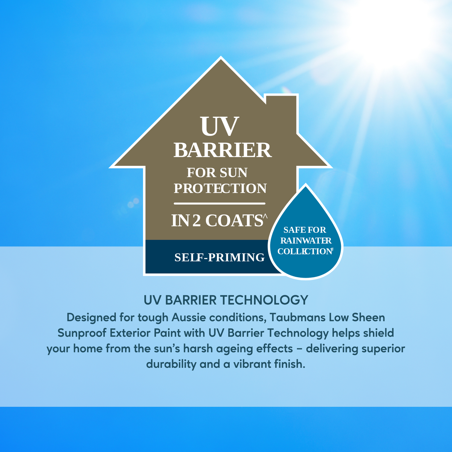Taubmans Accent Sheen Low Sunproof Exterior Paint - 4L