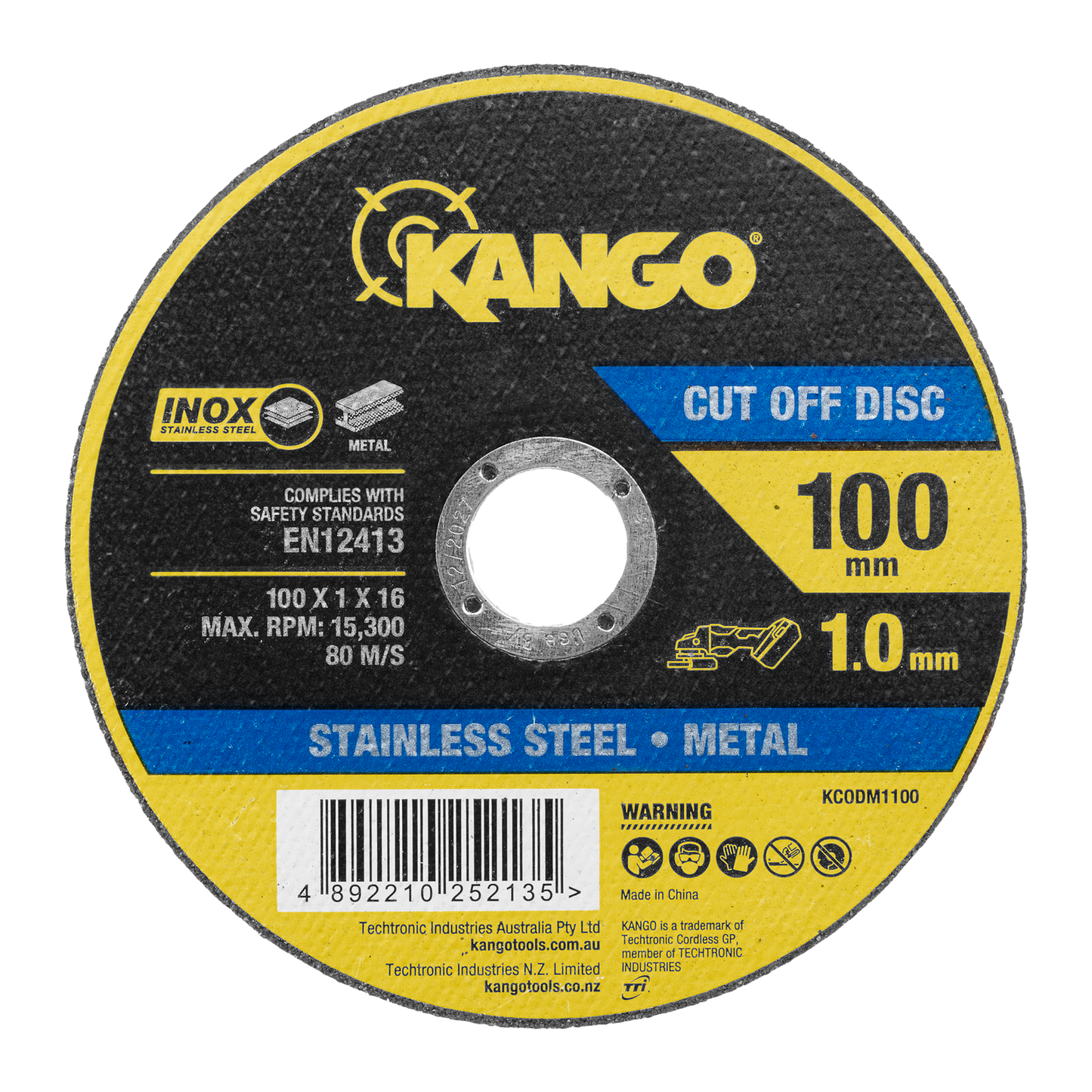 Kango Metal Cut Off Discs - 100mm - 25 Pack