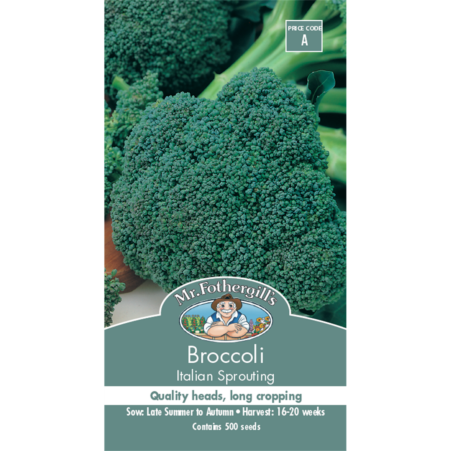 Mr Fothergill Italian Sprouting Broccoli Seeds