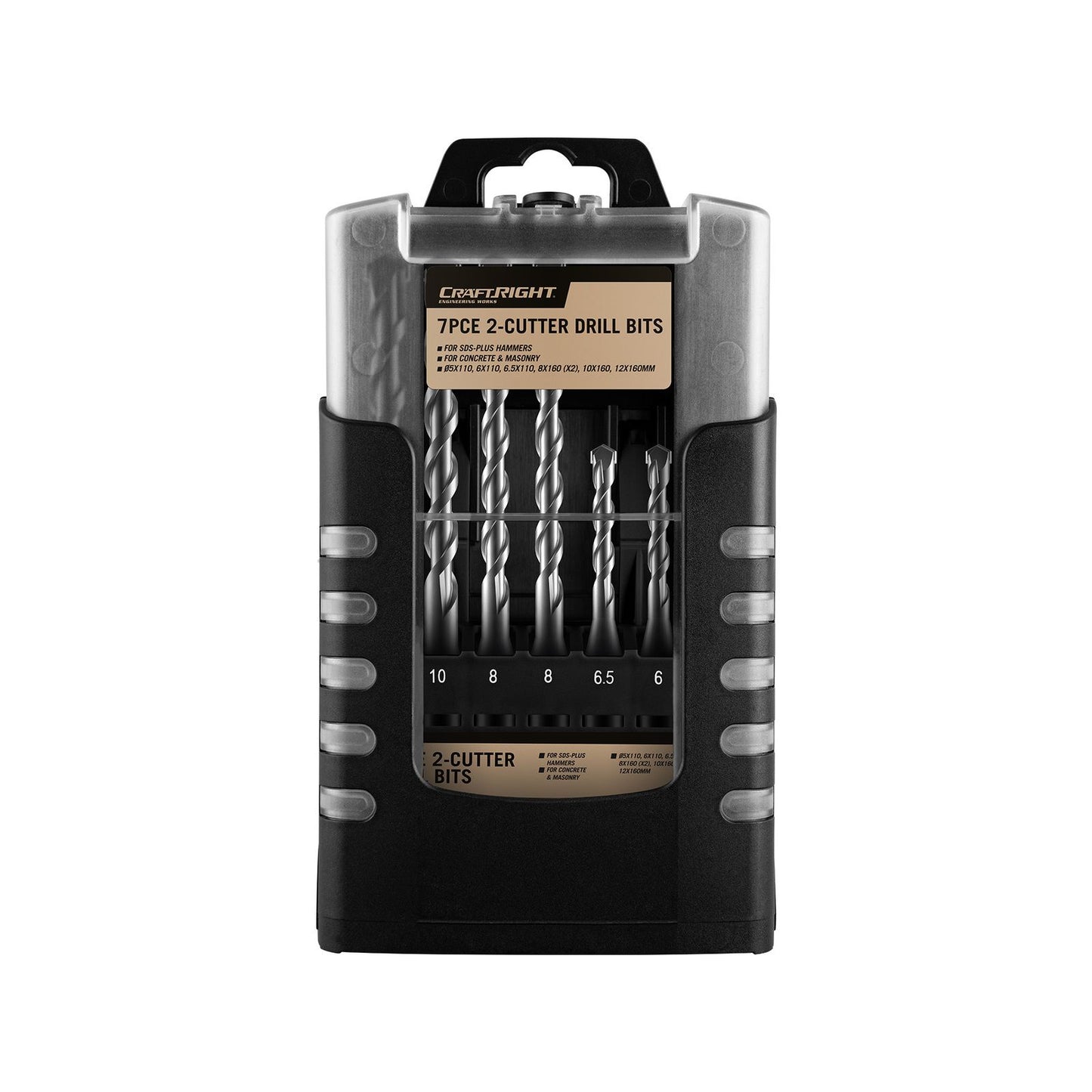 Craftright SDS-Plus Drill Bit Set - 7 Piece