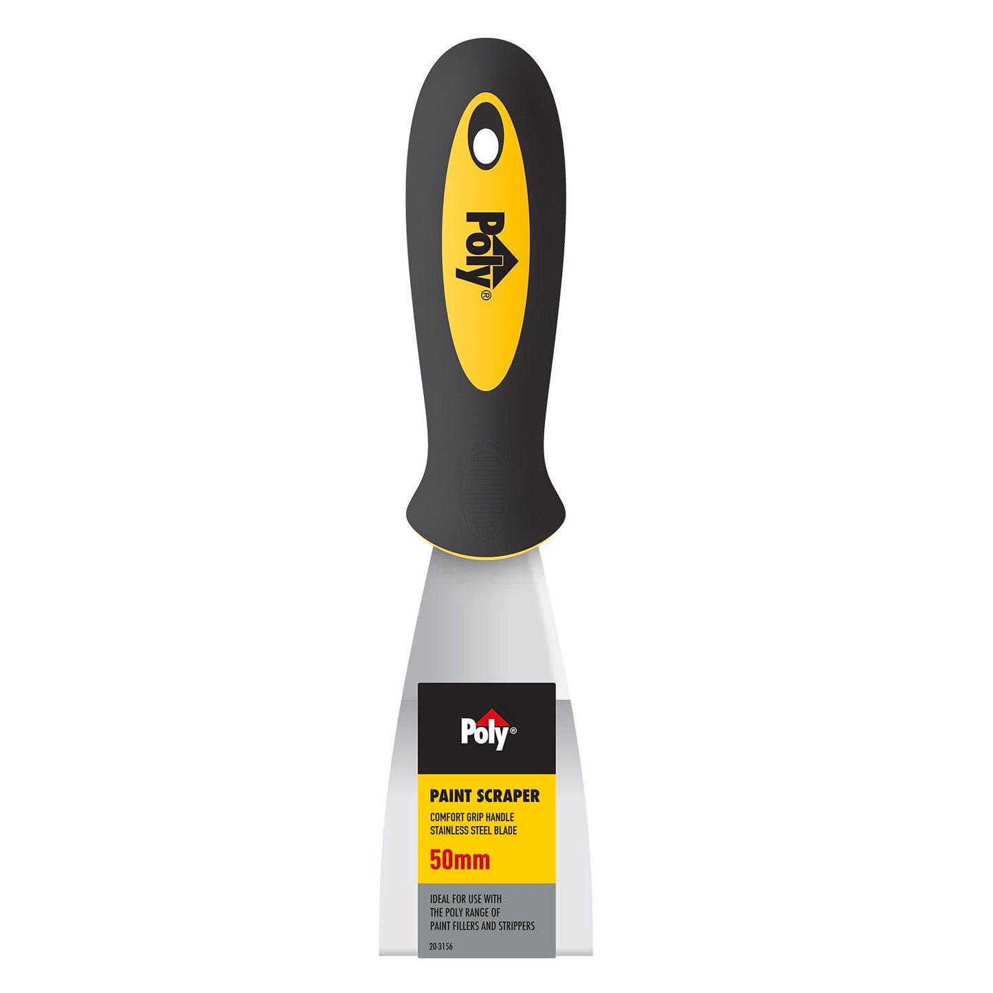 Poly Paint Scraper - 50mm