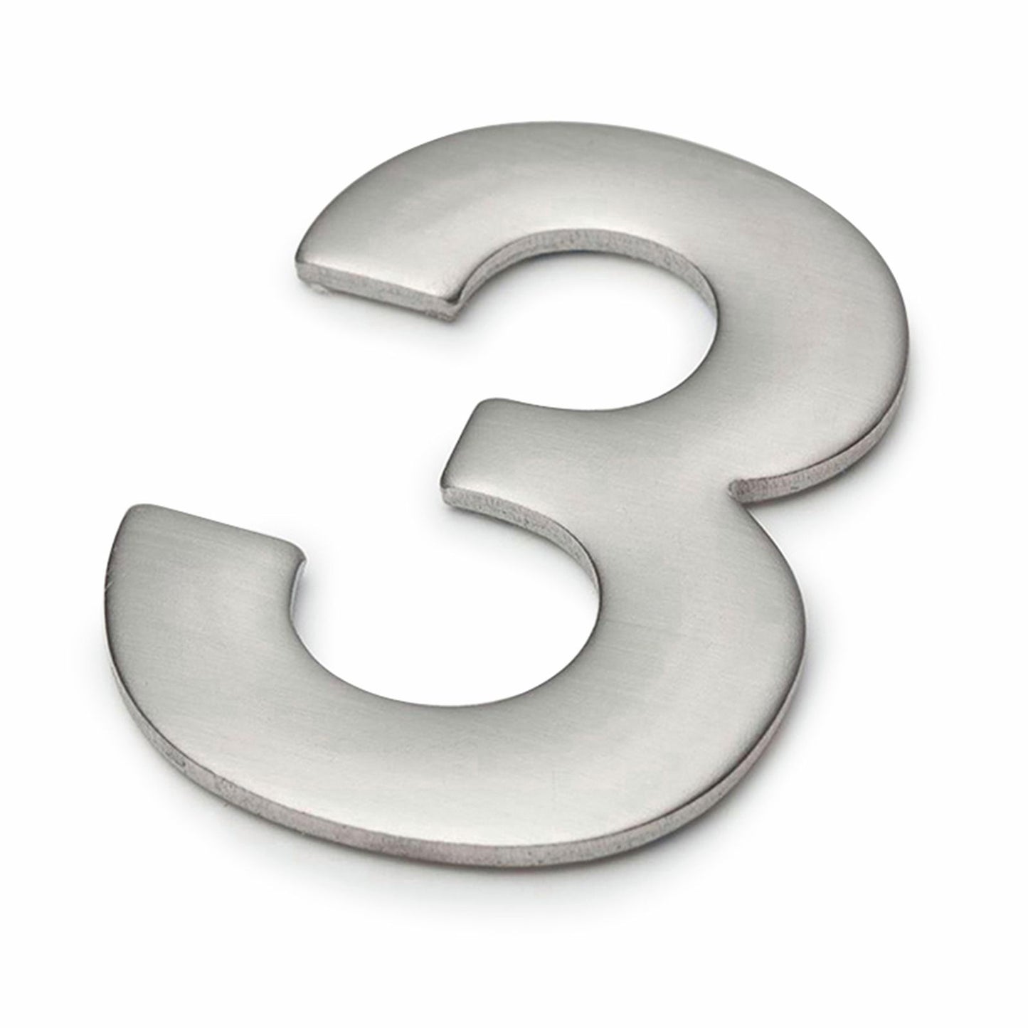 Sandleford Stainless Steel Self Adhesive House Number 3 - 50mm
