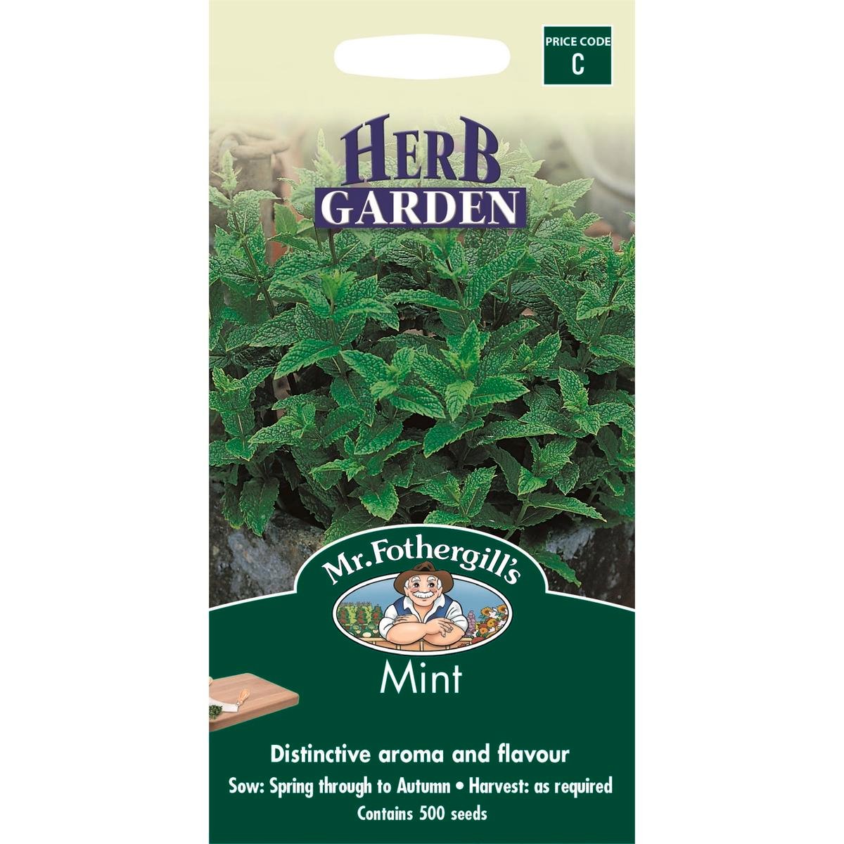Mr Fothergill Mint Herb Seeds - 0.005kg - Seed - Culinary Use