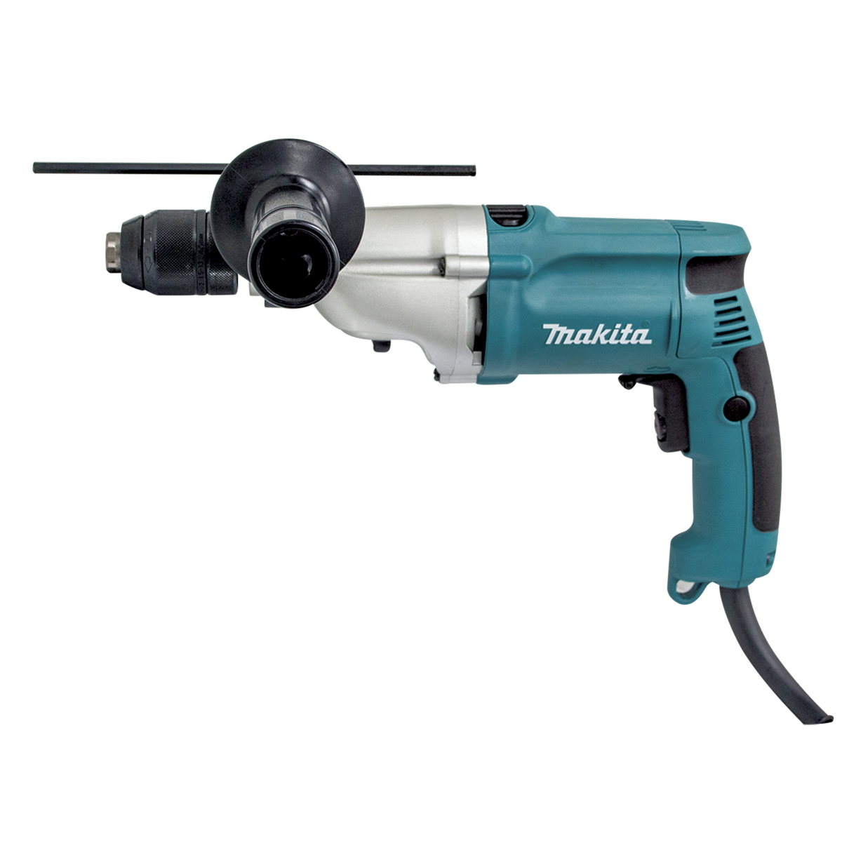 Makita Hammer Drill - 13mm - Metal - 2 Speed Gearbox