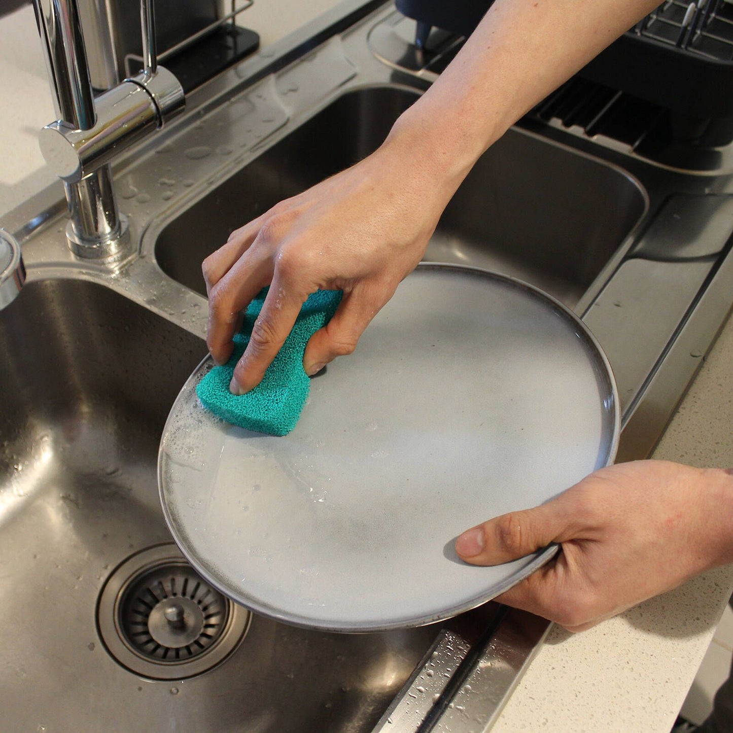 Sabco Silicone Scrubbing Sponge - 3 Pack
