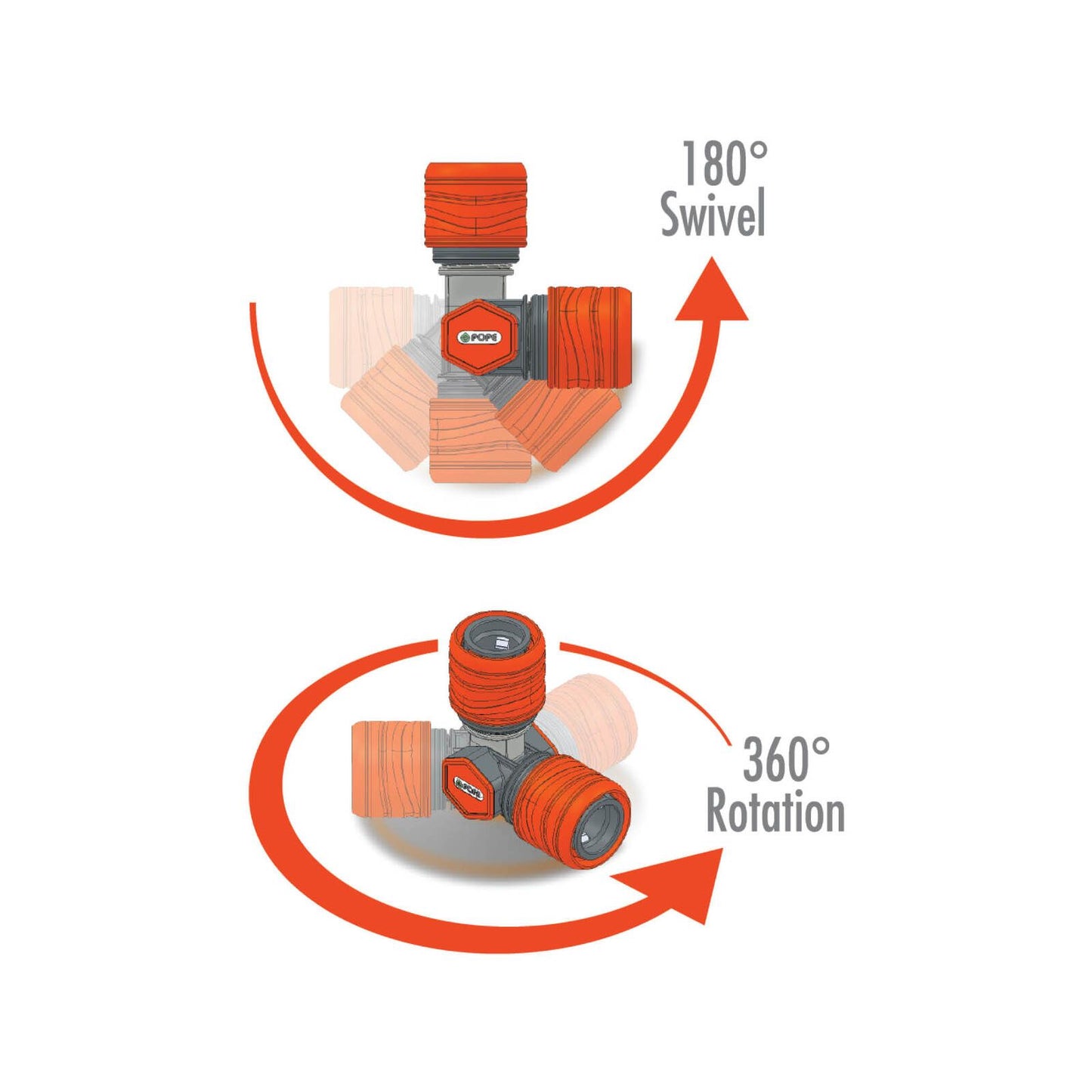 Pope Swivel Coupler - 12mm