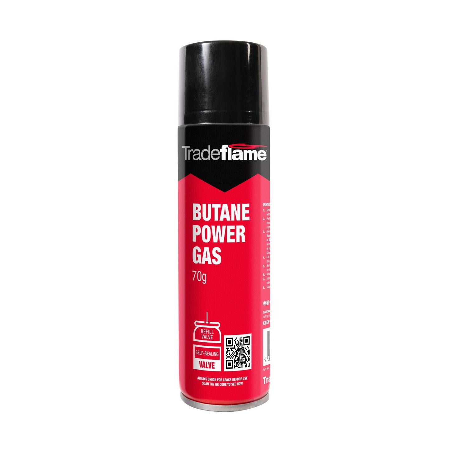 Tradeflame Butane Power Gas Refill Valve - 70g