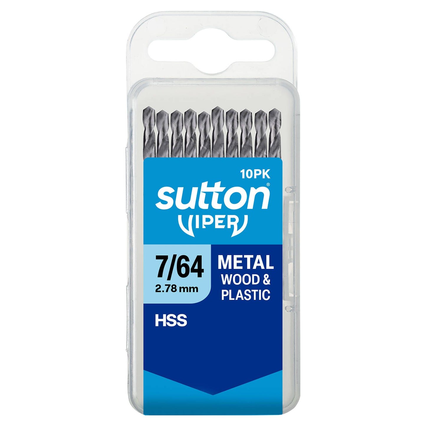Sutton Tools Viper Drill Bit - 7/64" - 10 Pack