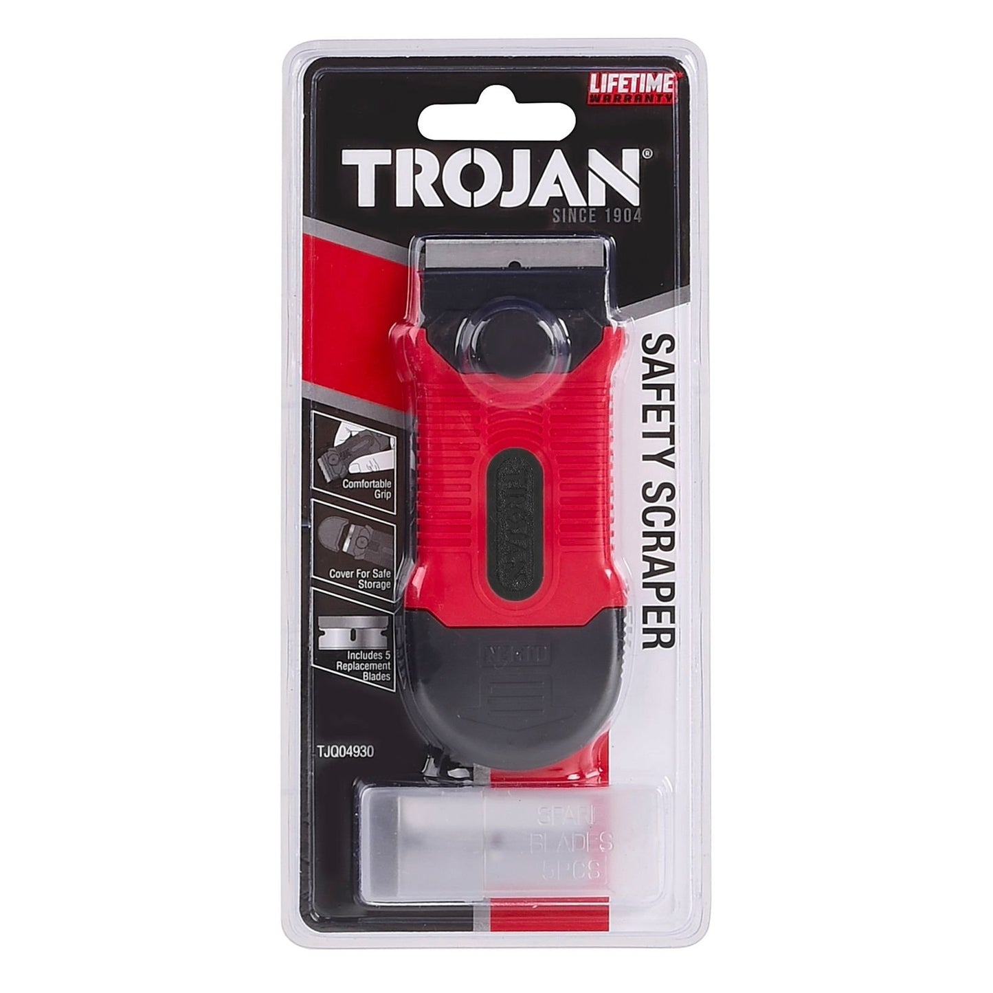 Trojan Safety Scraper - 5 Blades