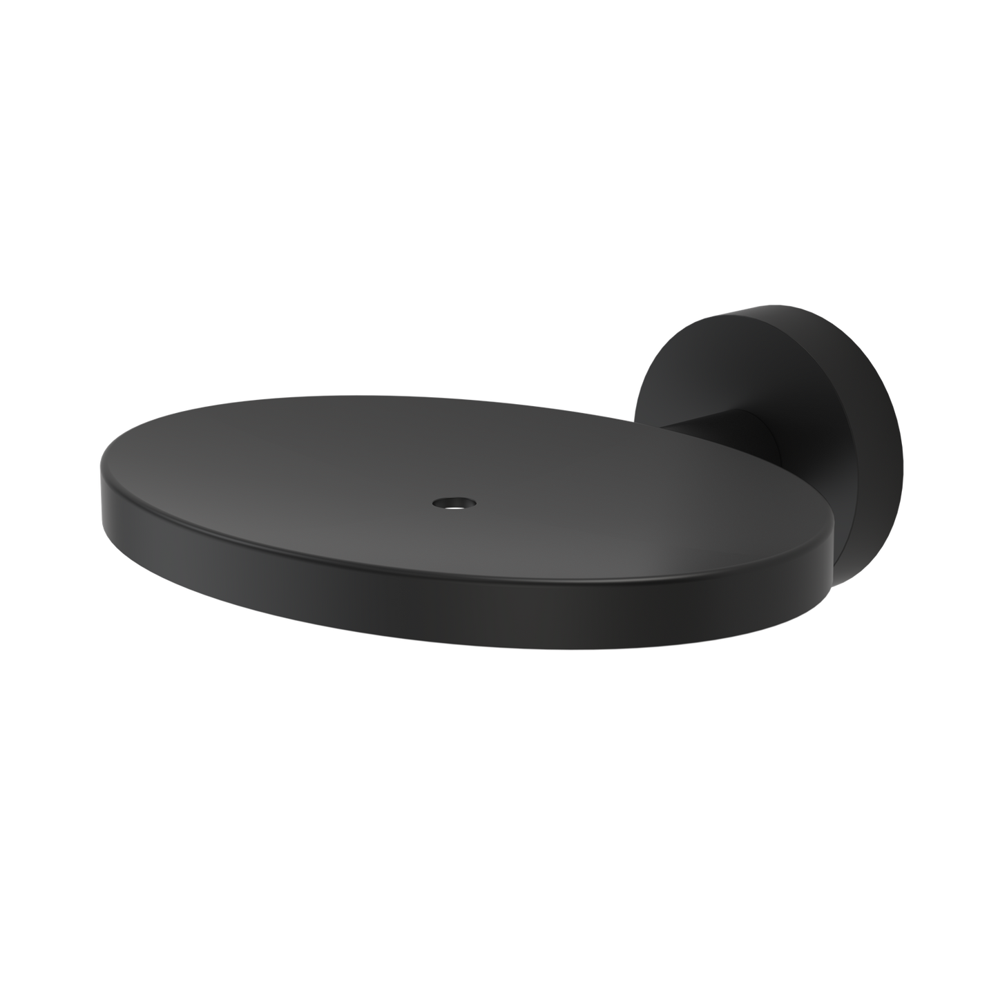 Caroma Matte Black Cosmo Soap Basket - 114 x 45 x 115mm