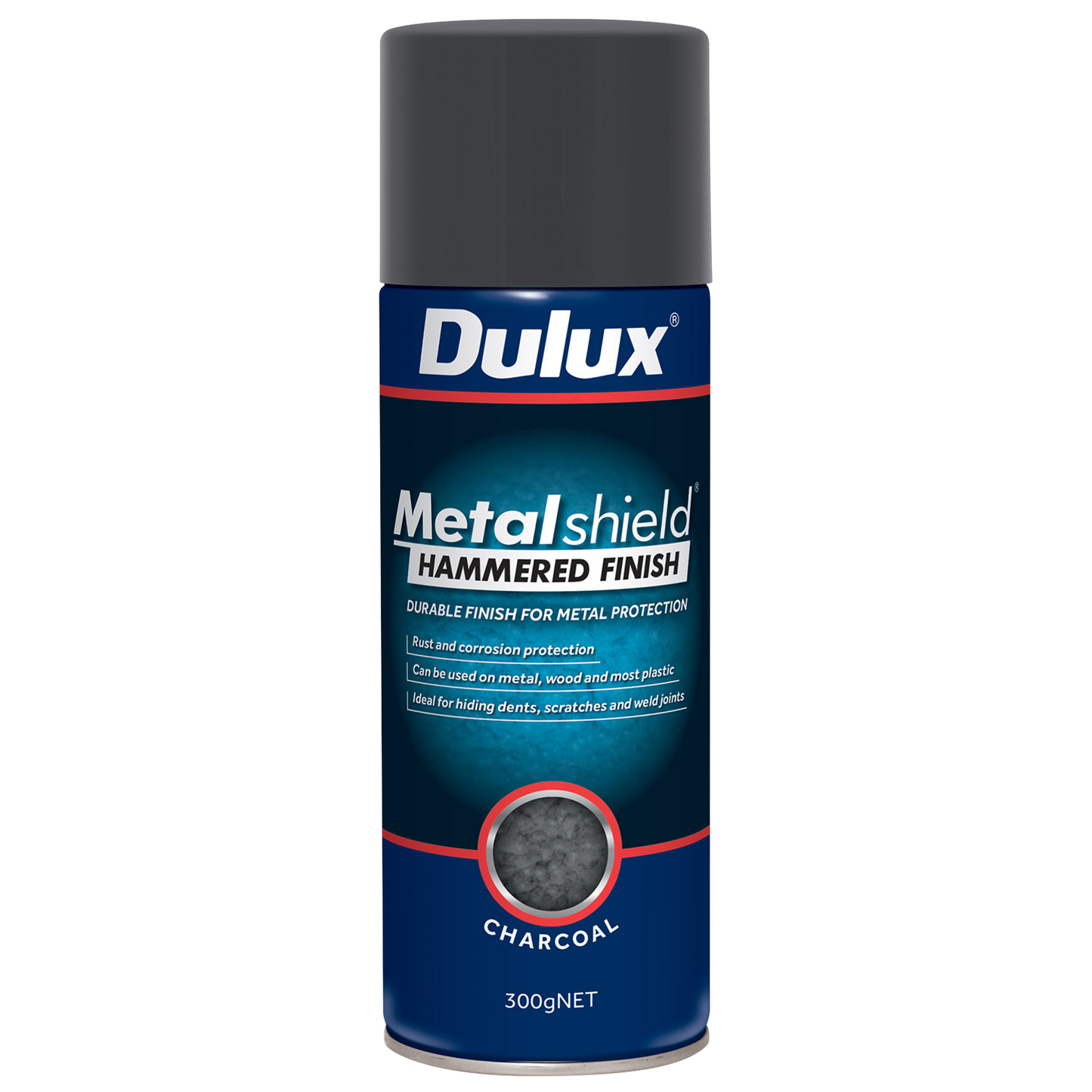 Dulux Metalshield Spray Paint - 300g - Charcoal Hammered