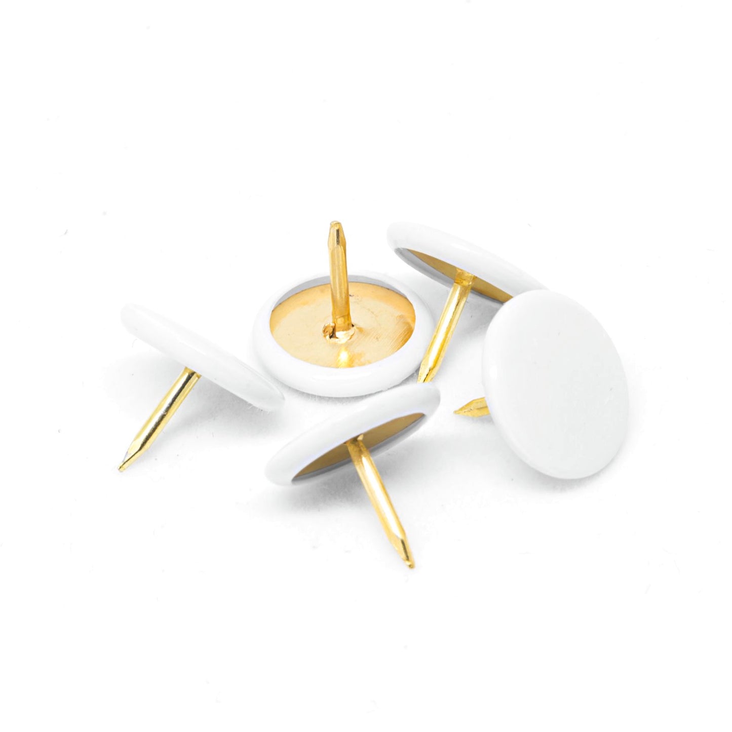 Pinnacle Upholstery Nails - White - 50 Pack