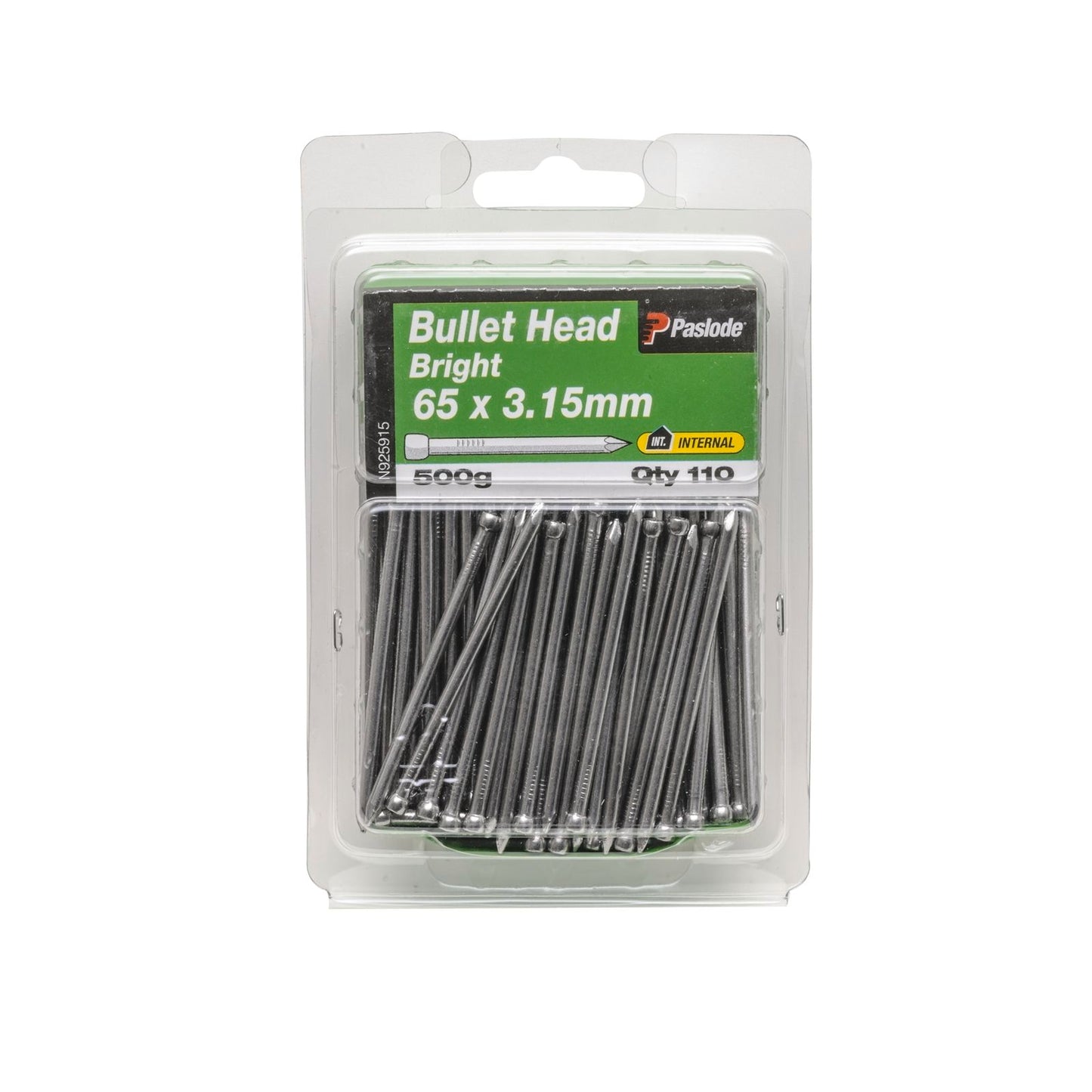 Paslode Bullet Head Nails - 65 x 3mm - 500g