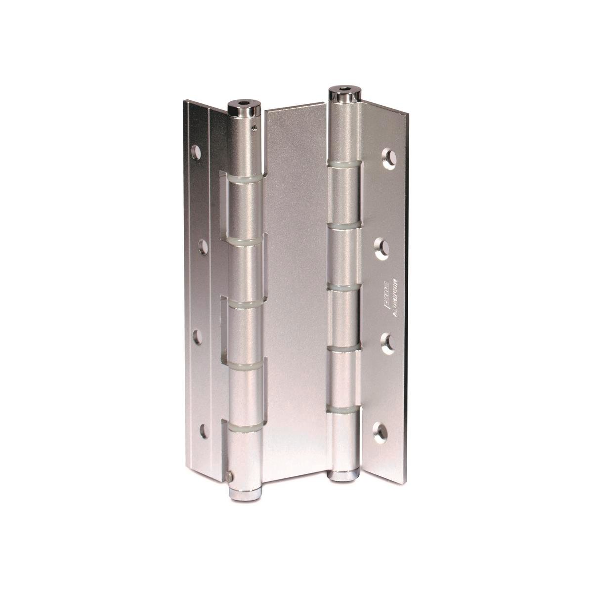 Lane Double Action Fixed Pin Hinge - 180mm - Aluminium - Secure Design