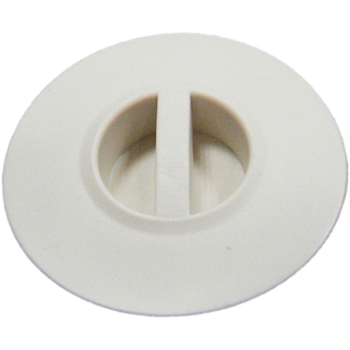 Kinetic 38mm Cross Bar Multi Fit Plug - White PVC - Durable Seal