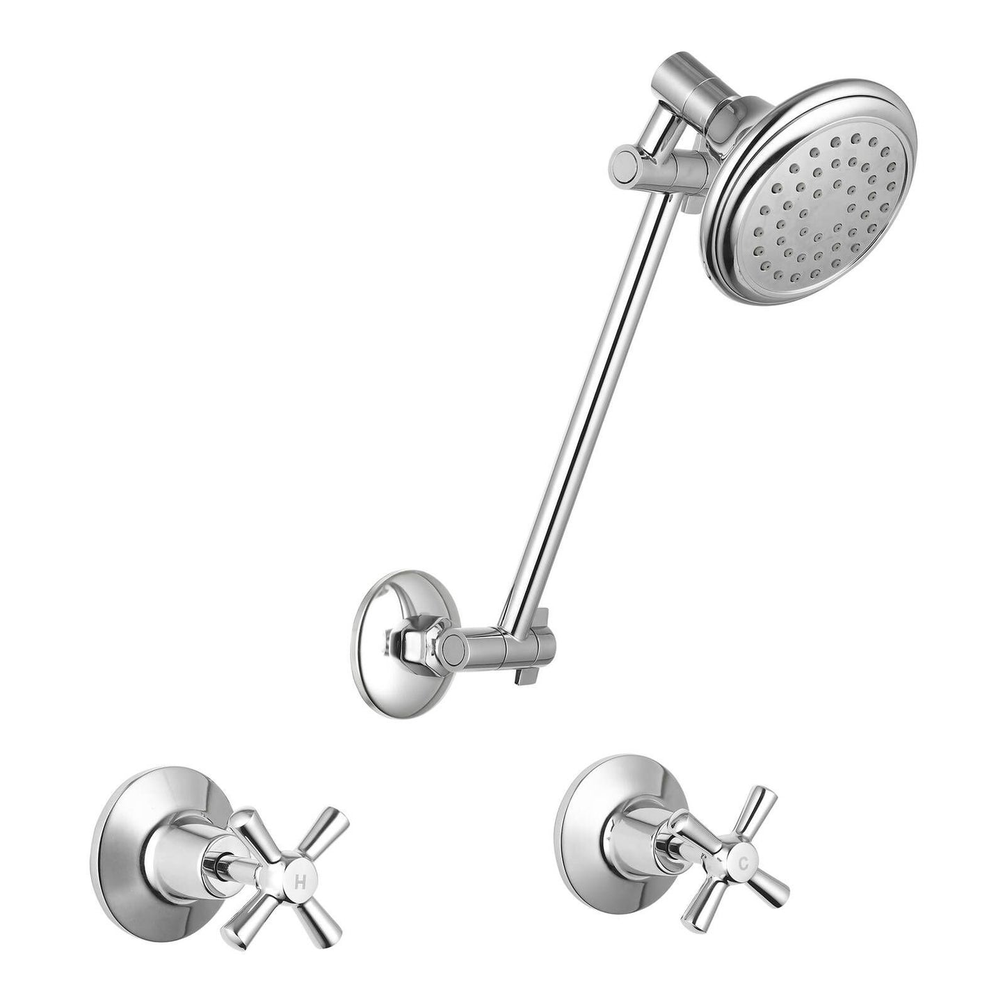 Mondella Cadenza Chrome Shower Set - 280 x 70 x 160mm
