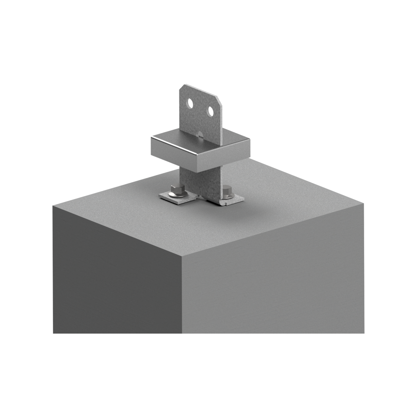 Vuepro Concealed Bolt Down Post Support - 90mm