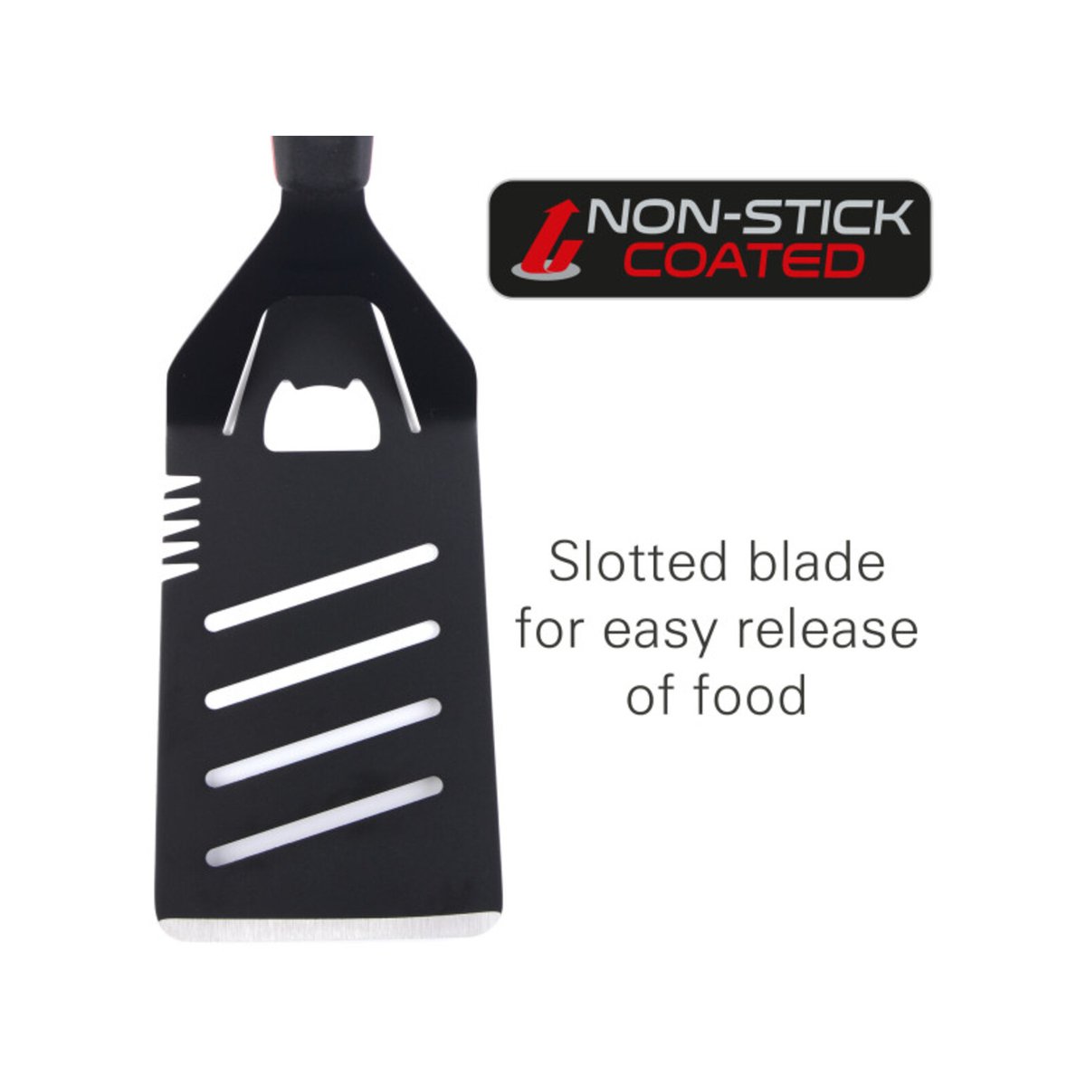Matador Black Non Stick Spatula - 124mm Stainless Steel - Easy Clean