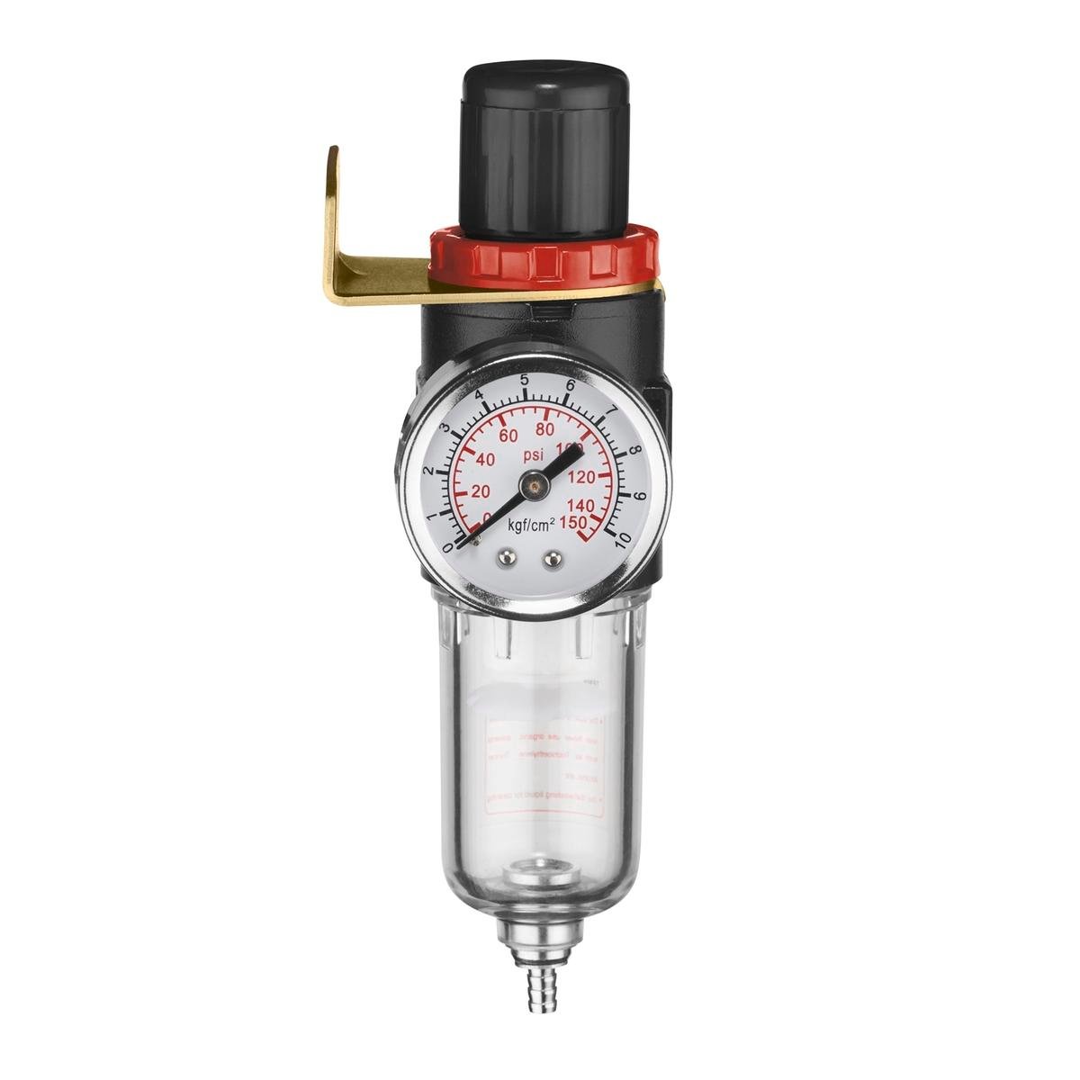 Ozito 1/4 Mini Filter Regulator Plastic Metal Easy Drain 0.45kg