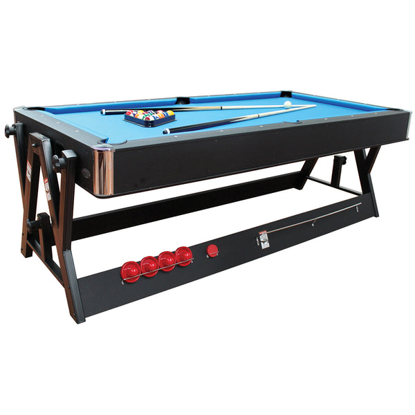 Sportivo Flipover Pool & Air Hockey Table, 230 x 132 x 85 cm, DUAL7FT