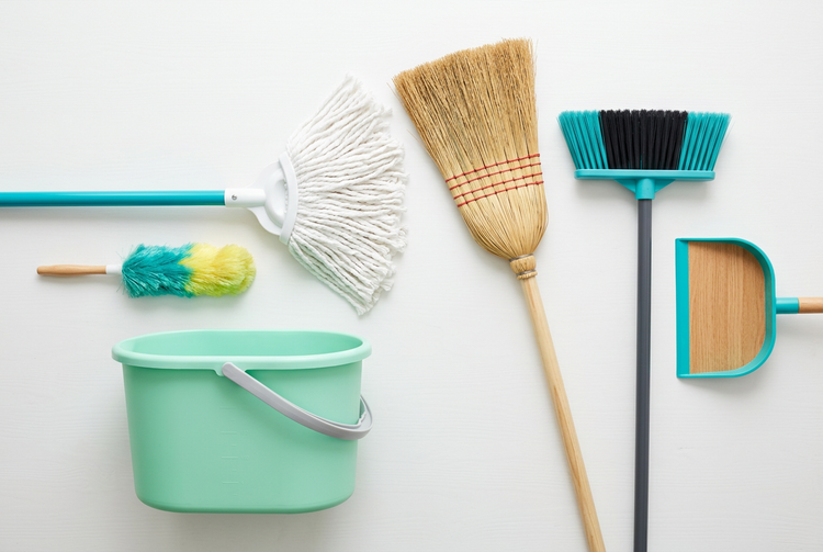 Mops, Buckets & Brooms