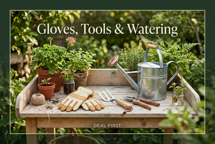 Gloves, Tools & Watering