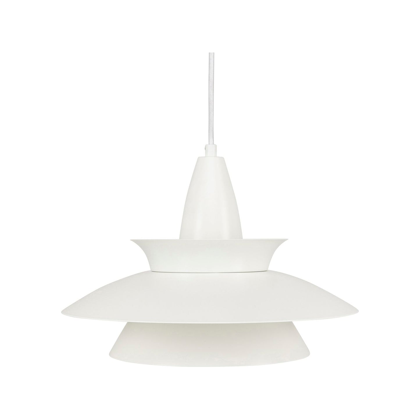 Brilliant White Matte Atomic DIY Metal Pendant Light - 34cm