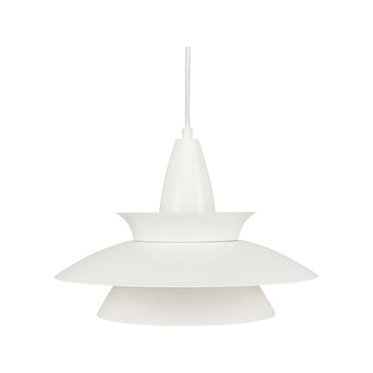 Brilliant White Matte Atomic DIY Metal Pendant Light - 34cm