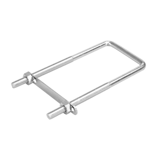 Pinnacle M10 Zinc Plated U Bolt Square - 180 x 76mm
