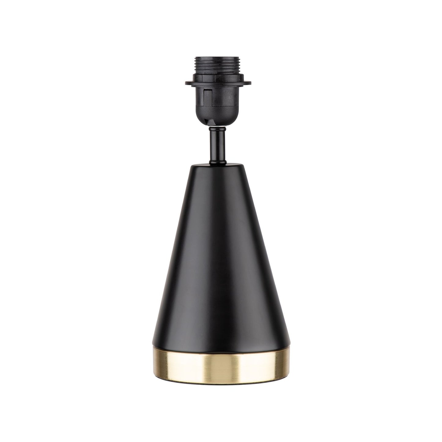 Verve Design Jessica Lamp Base - 120 x 280mm - Black/Gold
