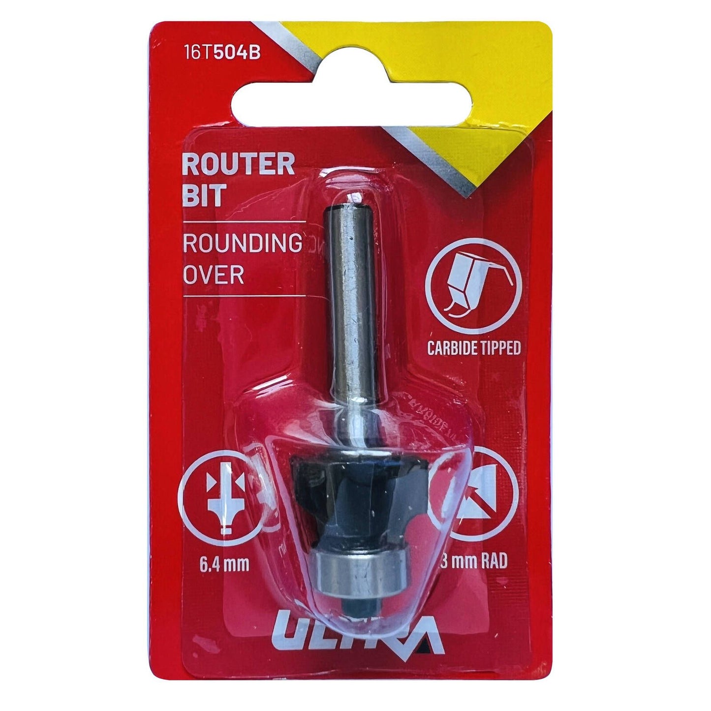 Ultra Router Bit - Rounding Over - 3mm Radius