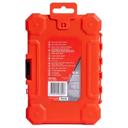 Full Boar Screwdriver Bit Set - 100 Piece - 168 x 35 x 118mm