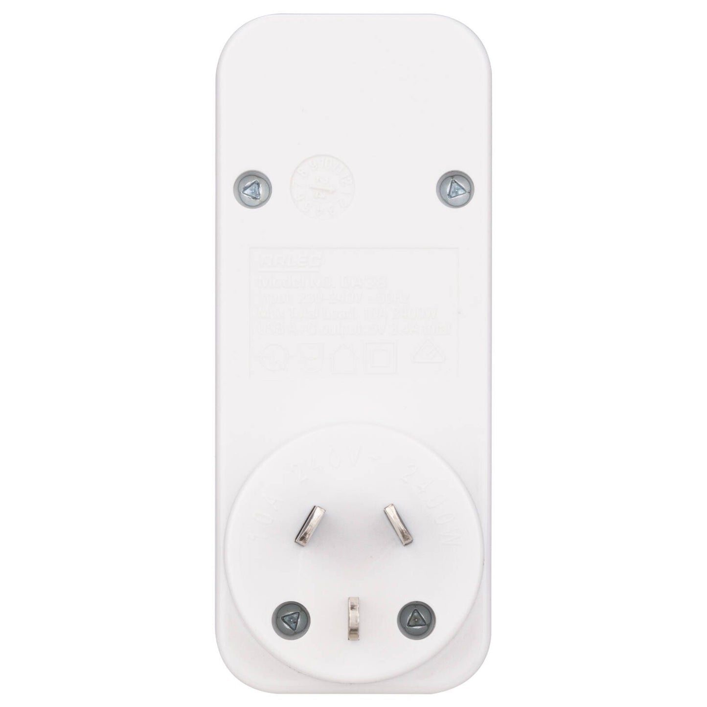 Arlec Compact Power Adapter USB 3.4A